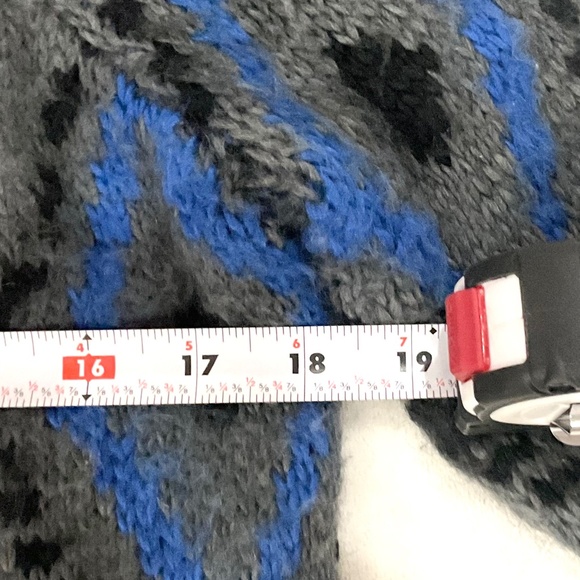 Free People Fair Isle Mohair Wool Blend Snap Button Cardigan Sweater Sz Xtra Sm - Picture 3 of 9